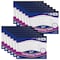 Pacon Handwriting Tablet, White, 1/2 in x 1/4 in x 1/4 in Ruled Long, 12in. x 9in., 40 Sheets, 12PK PCAR12556 - alternate 1